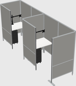 Small private panel system