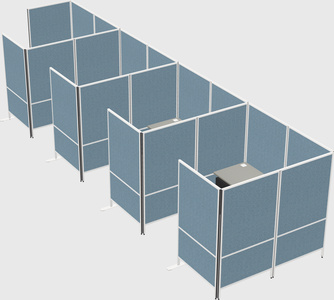 Flexible panel system with privacy