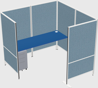 Flexible panel system with privacy