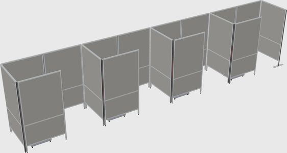 Small private panel system