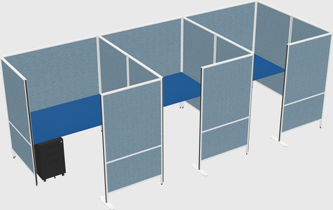 Flexible panel system with privacy