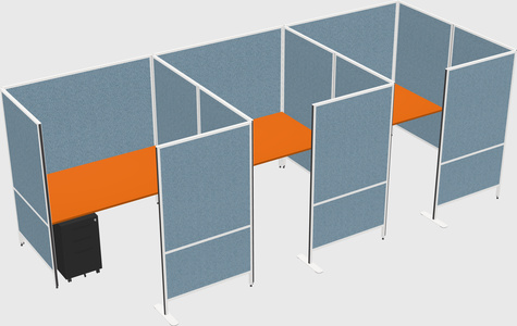 Flexible panel system with privacy