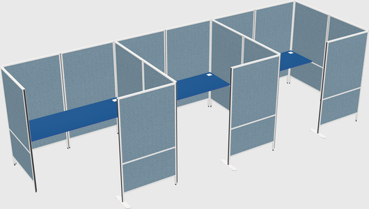 Flexible panel system with privacy