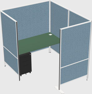 Flexible panel system with privacy