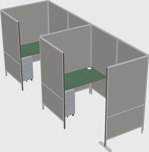 Small private panel system