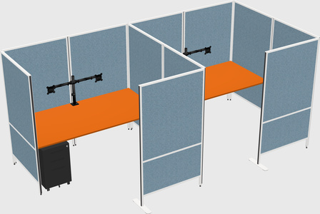 Flexible panel system with privacy