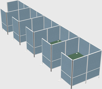 Flexible panel system with privacy