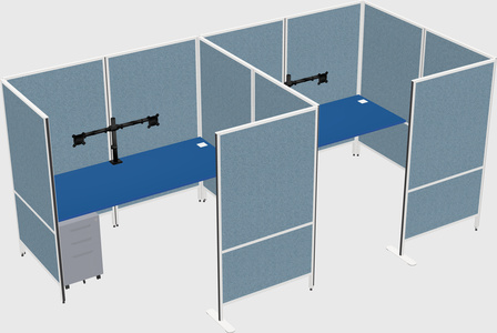 Flexible panel system with privacy