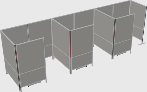 Small private panel system