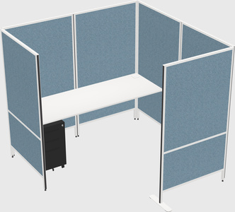 Flexible panel system with privacy