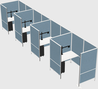 Small private panel system