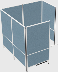 Flexible panel system with privacy