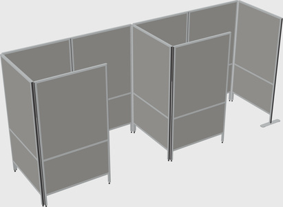 Small private panel system