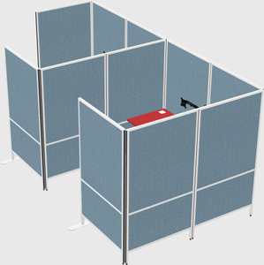 Flexible panel system with privacy