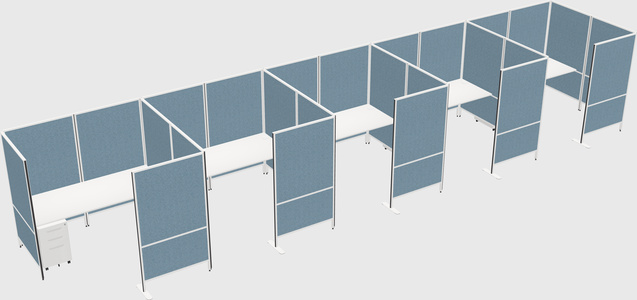 Flexible panel system with privacy