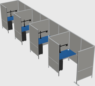 Small private panel system