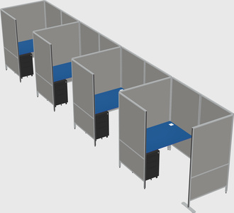 Small private panel system