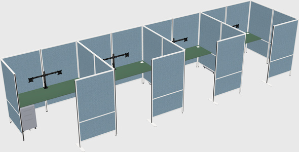 Flexible panel system with privacy