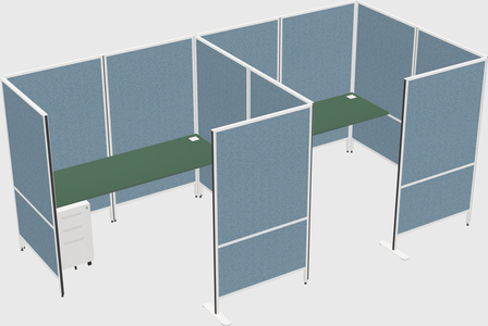 Flexible panel system with privacy