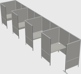Small private panel system