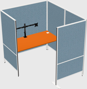 Flexible panel system with privacy