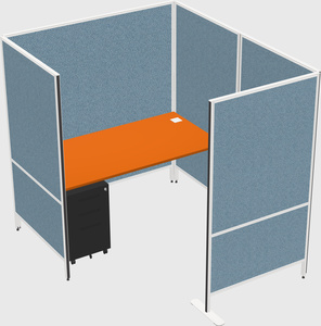 Flexible panel system with privacy