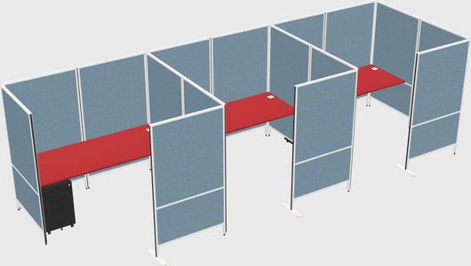 Flexible panel system with privacy