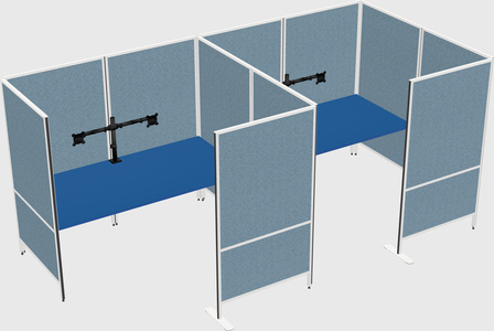Flexible panel system with privacy