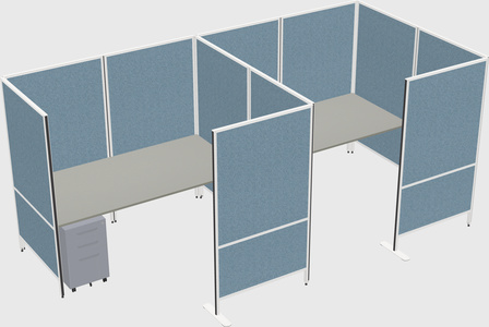 Flexible panel system with privacy