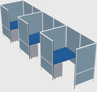 Small private panel system