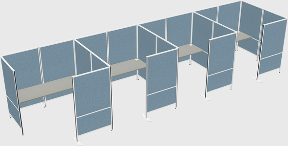 Flexible panel system with privacy
