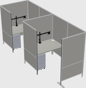 Small private panel system