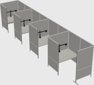 Small private panel system