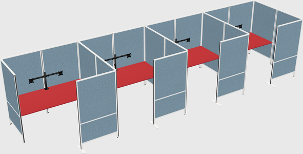 Flexible panel system with privacy