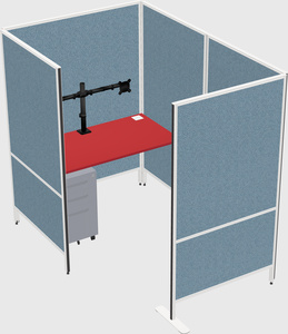 Small private panel system
