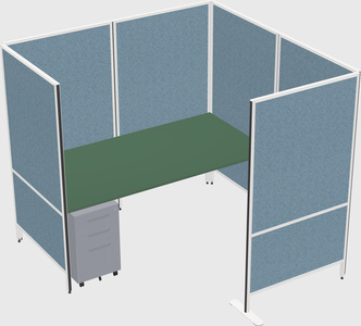 Flexible panel system with privacy