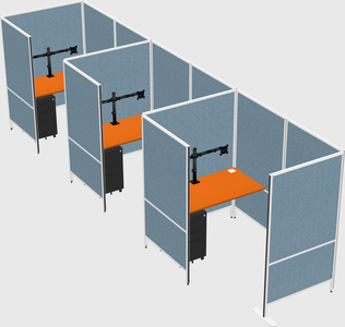 Small private panel system