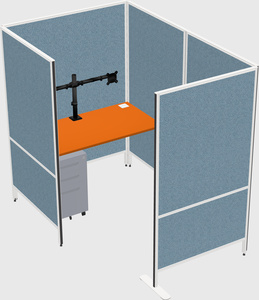 Small private panel system
