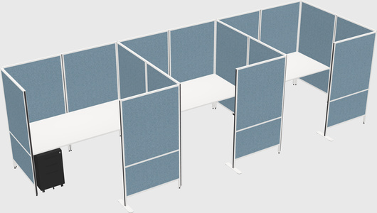 Flexible panel system with privacy