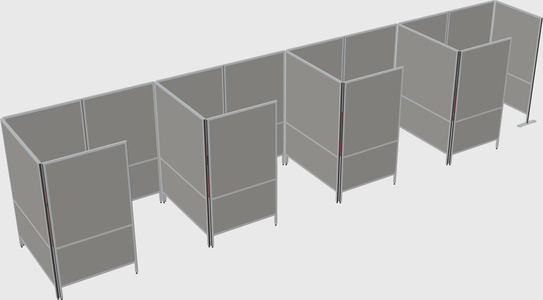 Small private panel system
