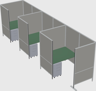 Small private panel system