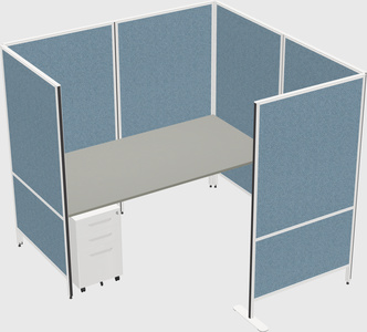 Flexible panel system with privacy