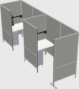 Small private panel system