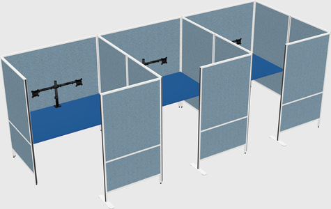 Flexible panel system with privacy