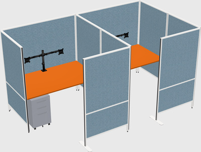Flexible panel system with privacy