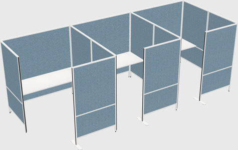 Flexible panel system with privacy