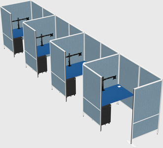 Small private panel system