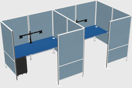 Flexible panel system with privacy