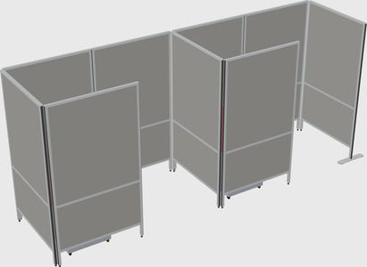 Small private panel system