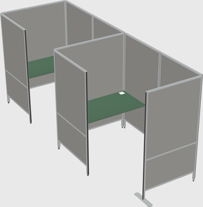 Small private panel system